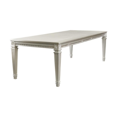 Show details for 78" - 96" Extendable Silver finish Dining Table Picture of 78" - 96" Extendable Silver finish Dining Table