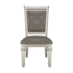 Picture of Silver finish Dining Side Chair