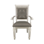 Picture of Silver finish Dining Side Chair
