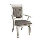 Picture of Silver finish Dining Side Chair