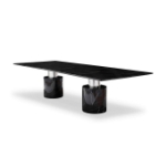 Picture of 180" x 48"  Marble White or Black Extra Large Dining Table