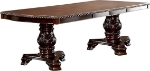 Picture of 9pcs, 11pcs or 13pcs, Solid Wood Brown Cherry Dining Room Set