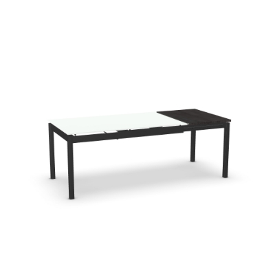 Show details for Zenith Extendable table base Glass, Stone/Marble and Wood Customized Dining Table Picture of Zenith Extendable table base Glass, Stone/Marble and Wood Customized Dining Table