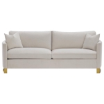 Picture of Upholstered Curved Track Arm Sofa Beige