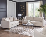 Picture of Beige or Camel Sofa, Loveseat and Chair