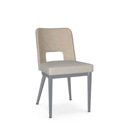 Show details for Chase Upholstered seat and  seagrass backrest chair Picture of Chase Upholstered seat and  seagrass backrest chair