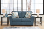 Picture of Dark Blue Loveseat