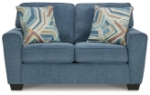 Picture of Dark Blue Loveseat