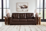 Picture of Brown Genuine Leather Queen Sofa Sleeper