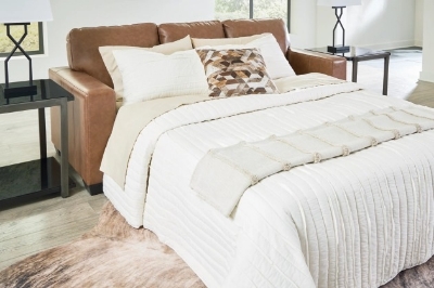 Show details for Genuine Leather Queen Sofa Sleeper Picture of Genuine Leather Queen Sofa Sleeper