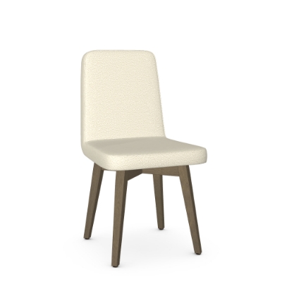 Show details for Walter Upholstered seat and backrest with solid wood base (birch)  chair Picture of Walter Upholstered seat and backrest with solid wood base (birch)  chair