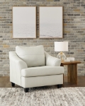 Picture of Genuine Leather Coconut White Chair
