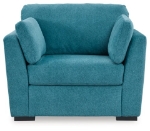 Picture of Faux wood finish Yellow/Teal Chair