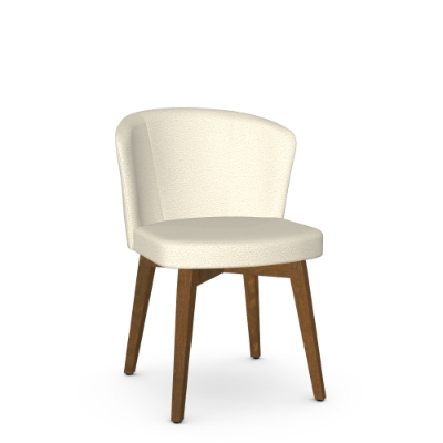 Show details for Beatrice Upholstered seat and backrest with solid wood base (birch) Chair Picture of Beatrice Upholstered seat and backrest with solid wood base (birch) Chair