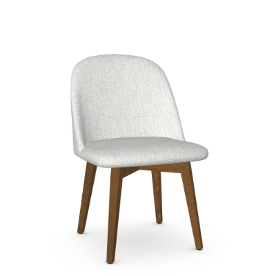 Show details for Zaina Upholstered seat and backrest  with solid wood base (birch) Chair Picture of Zaina Upholstered seat and backrest  with solid wood base (birch) Chair