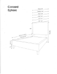 Picture of Sphere Headboard and Regular Base Custom bed