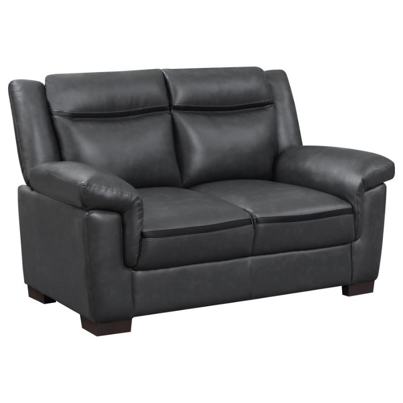 Picture of Upholstered Padded Arm Loveseat