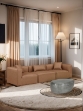 Picture of 38"/54" Aluminum Metal Contemporary Design Coffee Table