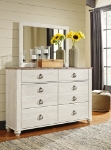 Picture of 5Pc Whitewash Twin Panel Bedroom Sets W/Storage or W/o Storage