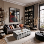 Picture of 48"/ 18" Marble Coffee Table and End Table