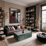 Picture of 48"/ 18" Marble Coffee Table and End Table