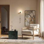 Picture of 48"/ 18" Marble Coffee Table and End Table