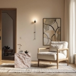 Picture of 48"/ 18" Marble Coffee Table and End Table