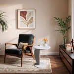 Picture of 18" Each Piece Will Be Unique Genuine Marble End Table