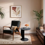 Picture of 18" Each Piece Will Be Unique Genuine Marble End Table