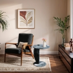 Picture of 18" Each Piece Will Be Unique Genuine Marble End Table