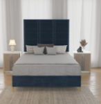Picture of Upholstered bed with Arlington Headboard
