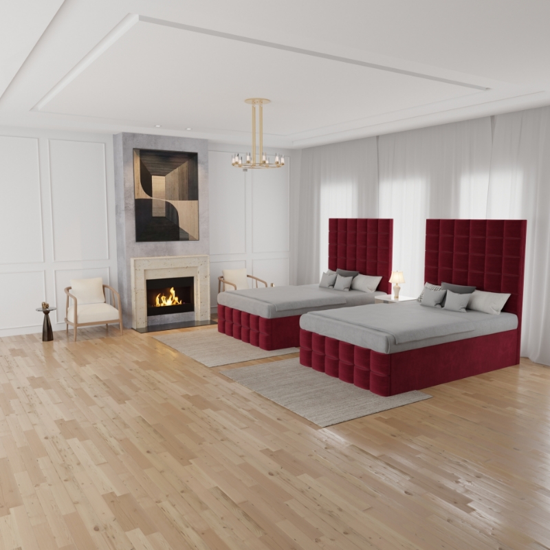Picture of Savannah Bed with headboard
