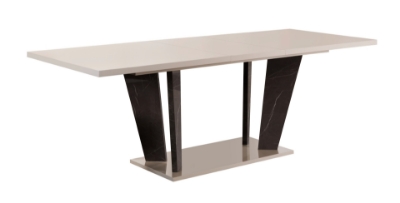Show details for 59-71" Extendable Pearl Metallic Dining Table Picture of 59-71" Extendable Pearl Metallic Dining Table