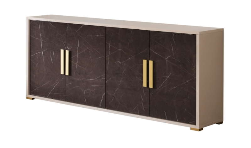 Picture of 72" x 33" Inch Pearl Metallic Buffet