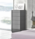 Picture of Natural stone veneer with LED lights Grey Chest