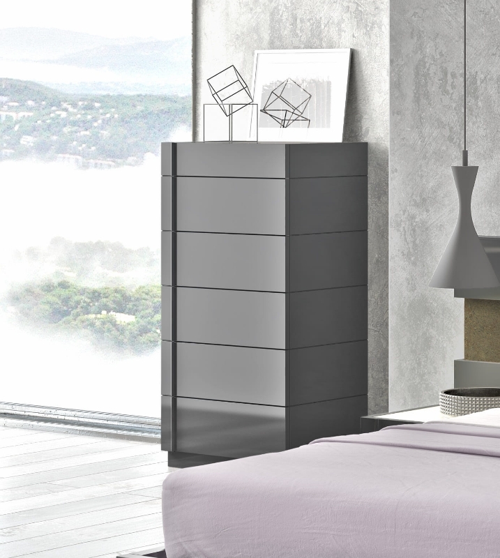 Picture of Natural stone veneer with LED lights Grey Chest