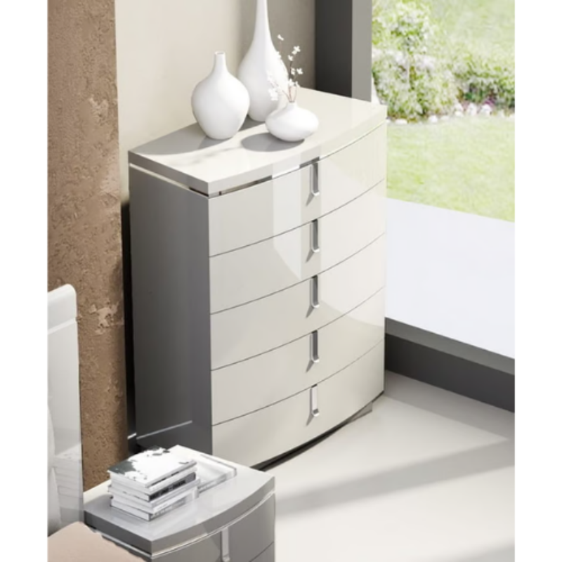 Picture of 39.5"L x 47"H Grey high gloss finish Chest
