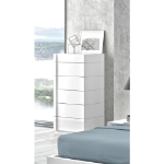 Picture of 23.6"L x 46.3"H Natural stone veneer with LED lights 6 Drawer Chest