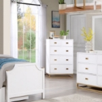 Picture of 36"W x  50"H White Chest