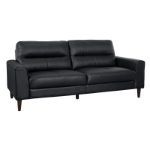 Picture of Genuine Leather Black Sofa
