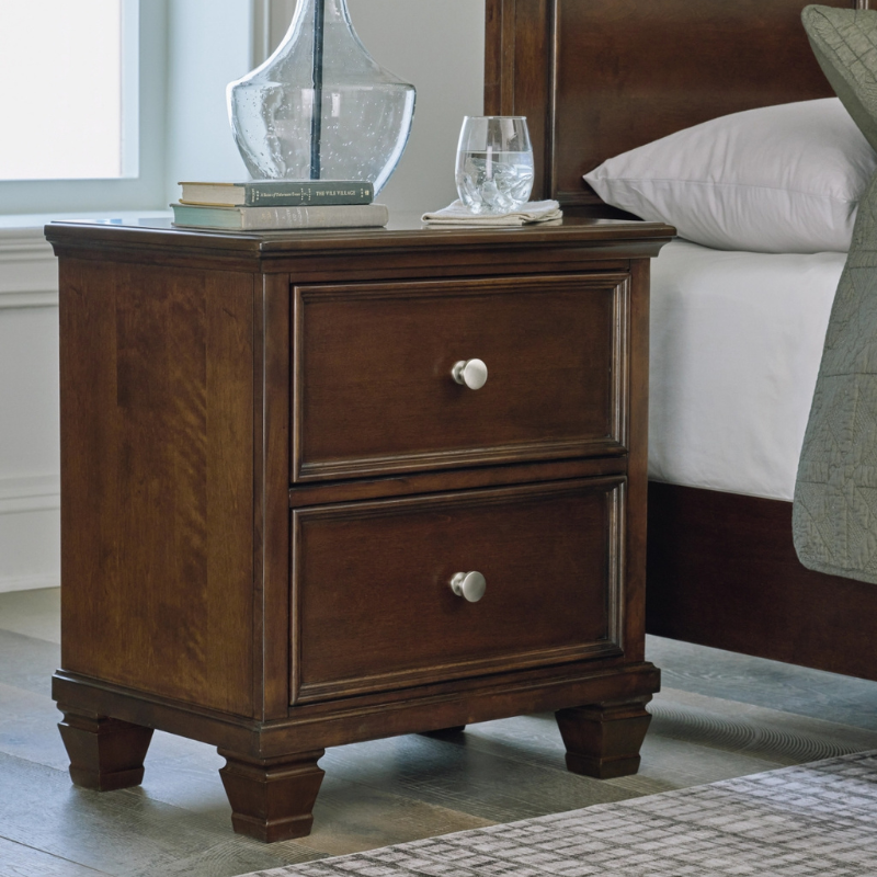 Picture of Brownish cherry finish Night Stand