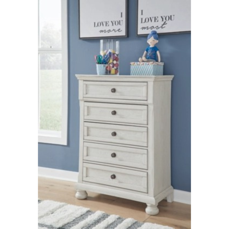 Picture of 39.5"W x 58.5"H 5 Drawer Chest