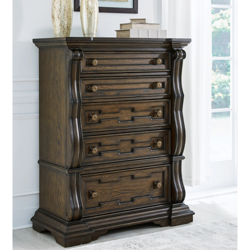 Picture of 43.5"W x 54"H Five Drawer Chest