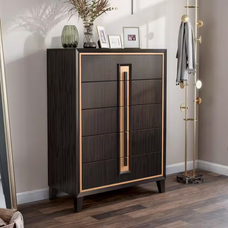 Picture of 38"W x 51.5"H Five Drawer Chest