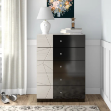 Picture of 28.7"L x 43.5"H Light Grey Black Chest