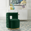 Picture of Velvet Swivel Accent Chair