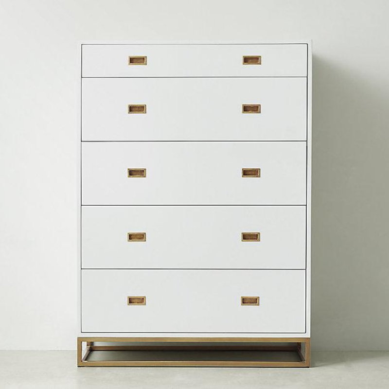 Picture of 36"W x  50"H White Chest