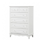 Picture of 36.5"W x 50"H White Traditional Chest