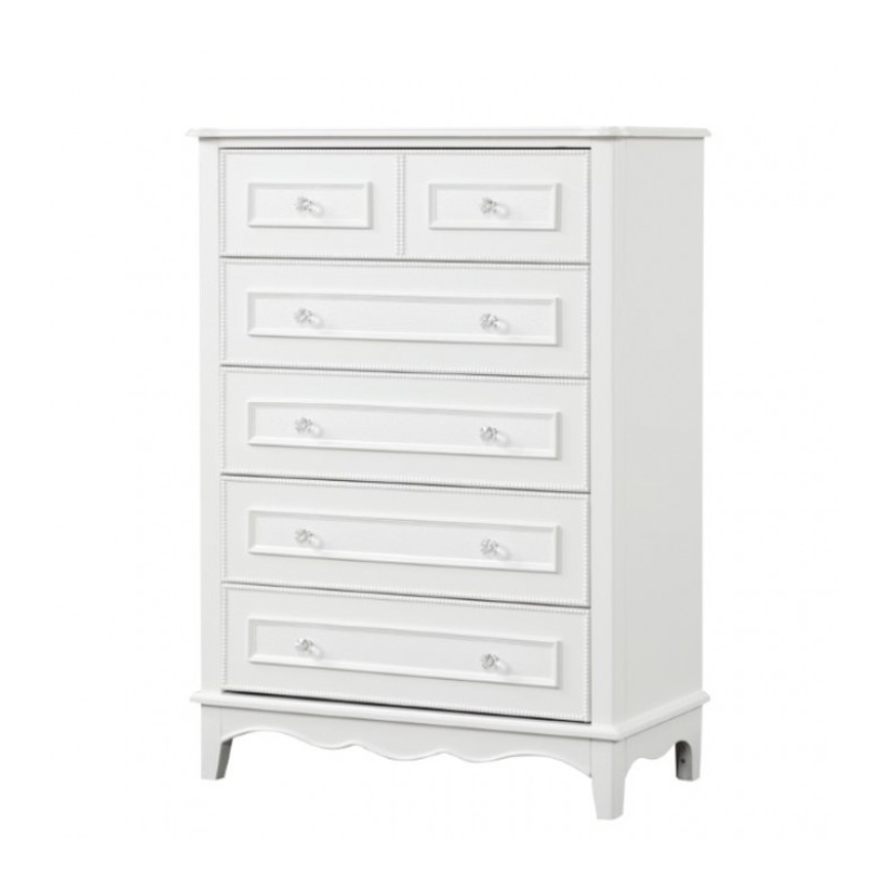 Picture of 36.5"W x 50"H White Traditional Chest