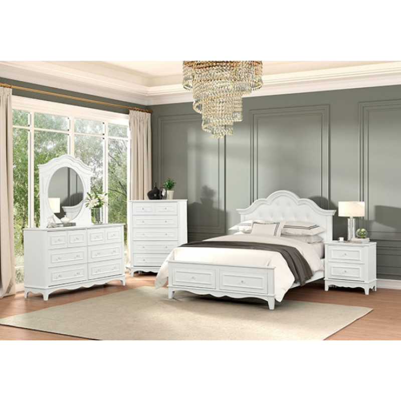 Picture of 5Pc White  Bedroom set